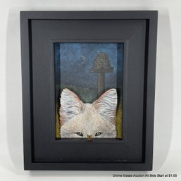 Linda Jarvis Close Encounter, Mixed Media Framed Art