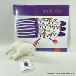 Inuit Art  2008 Calendar And Small Wool Kiluk Limited Polar Bear