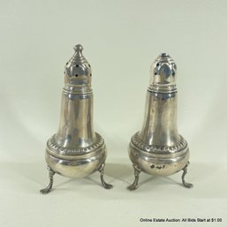 Vintage Empire Weighted Sterling Silver Salt & Pepper Shakers