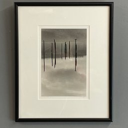 Mary Randlett Pencil Signed Photographs Of Wharf Pilings 2002