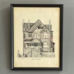 Layne Bennet Pencil Signed Print Molly Brown House 3/85