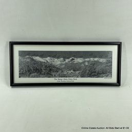 RMNP The Range Above Estes Park Vintage B/W Photo Print Lew Dakan