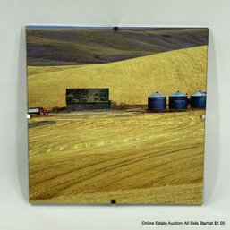 Hand Colored Giclee ' Wheatfields' Cameron M Bahnson