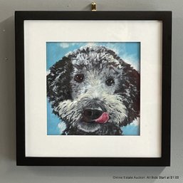 Susan Wiersema ' That Was Good' Poodle Painting