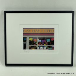 Diane Walker Framed Color Photograph 'Bay Hay'