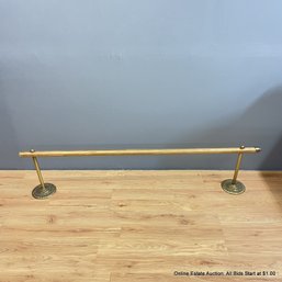 Tapestry Rod With Decorative Wall Mounts (LOCAL PICK UP ONLY)