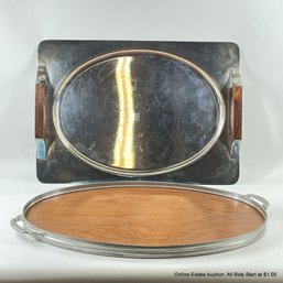 Mid Century Serving Trays