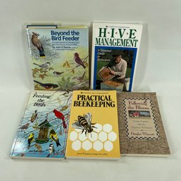 Lot Of Beekeeping And Bird Feeding Books