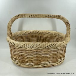 Large Wicker Basket With Handle (Local Pick Up Only)