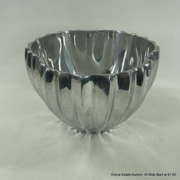 Dansk Aluminum Sculpted Bowl