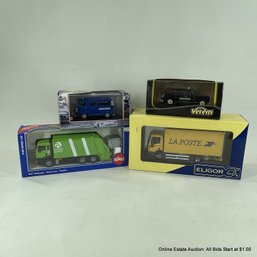 European Metal Collector Vehicle Models In Original Boxes, Siku, Verem, Nostalgie, And Eligor