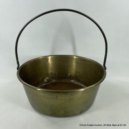 Vintage Brass Bucket