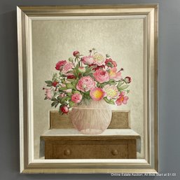 Rosalyn Gayle Powell 2003 Oil On Panel Pink Peonies