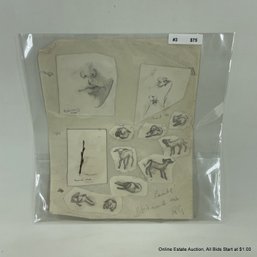 Rosalyn Gale Powell Sketchbook Snippets 1944