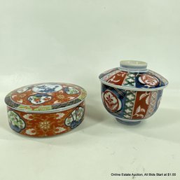 Takahashi Japanese & Imari Porcelain Lidded Bowls