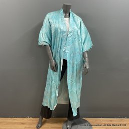 Japanese Kimono Robe With Asian Motif