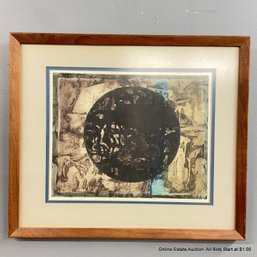 Alma Gattling Aquatint Etching In Frame