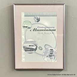 Contemporary Aluminum Schneider Museum Of Art Exhibition Poster