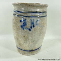 Antique Salt Glazed Pottery Crock