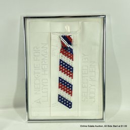 A Neck-Tie For Lloyd Herman Selected By Jody Klein Mixed Media Art