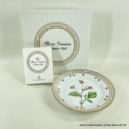 Flora Danica By Royal Copenhagen Salad Plate In Geum Rivale L. With Original Box