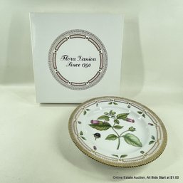 Flora Danica By Royal Copenhagen 10' Dinner Plate In Atropa Belladonna L. In Original Box