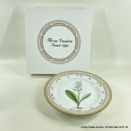 Flora Danica By Royal Copenhagen 10' Dinner Plate In Platanthora Solstitialis Drey: Latiflora W/ Original Box