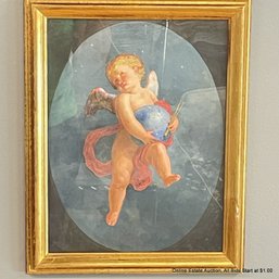 Italian School Painting From The Collection Of Gianni Versace Allegory Of Astronomy Gouache On Paper