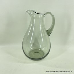 Vintage Holmegaard Danish Smoke Glass Pitcher