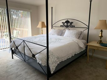 King Four Poster Metal Bed Frame (LOCAL PICK UP ONLY)