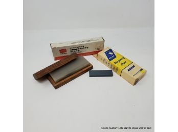 Lot Of Sharpening Stones: Bear, Sears, Ultrafine