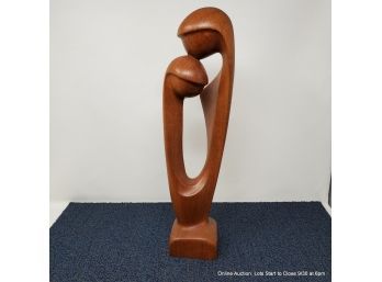 Randers Mobelfabrik Teak Carving Made In Denmark