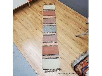 Vintage Woven Runner In Pastels