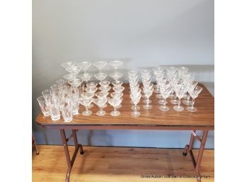 59-piece Vintage Stemware Of Assorted Sizes & Types