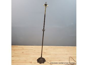 Brass And Bronze Floor Lamp