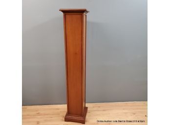 Large Mahogany Pillar Plantstand