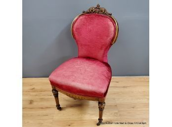 Single Antique Side Chair