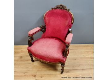 Antique Gilded  Armchair