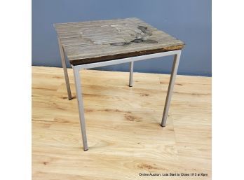 Small Wood And Laminate Table