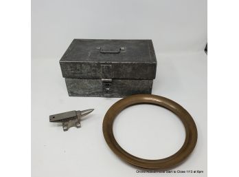 Heavy Lock Box, Miniature Anvil, Porthole Ring