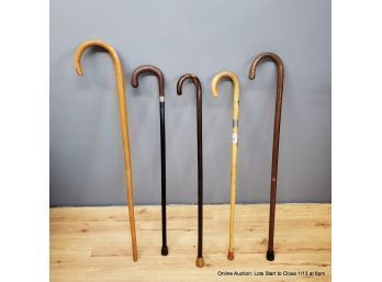 Lot Of 5 Canes