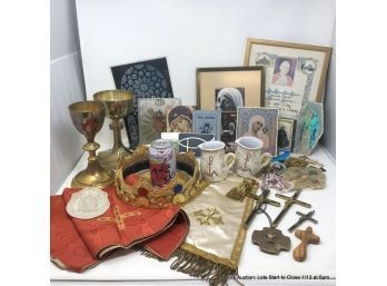 Lot Of Religious Items