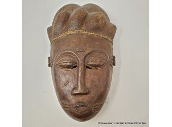 Boule Ivory Coast Carved Wood Mask