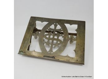 Brass Bookstand R. Geissler, N.Y.