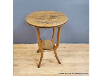 Round Oak Table