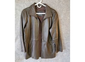 London Fog Leather Jacket Size Small