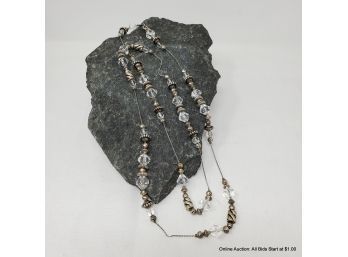 Dabby Reid Crystal Necklace 48' (length)