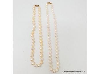 Two Pearl Necklaces