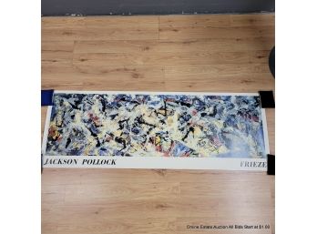 Jackson Pollock Frieze 1989 Poster