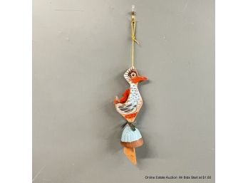 Absurd Bird Terracotta Wind Chime By Pacific Stoneware 1968